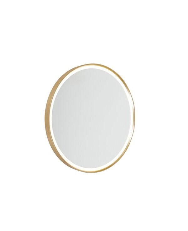 Modern wall lamp gold incl. LED IP44 with mirror