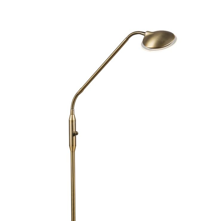Modern floor lamp bronze