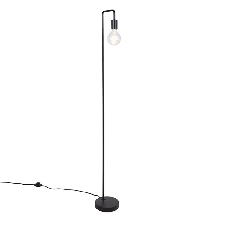 Modern black floor lamp